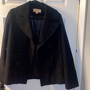 Size small Michael Kors black peacoat-SOLD